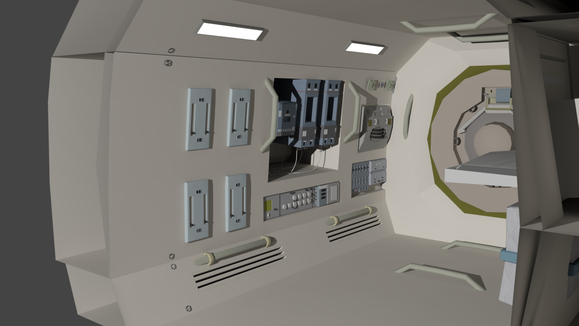 Space Station Medical Bay Render 2