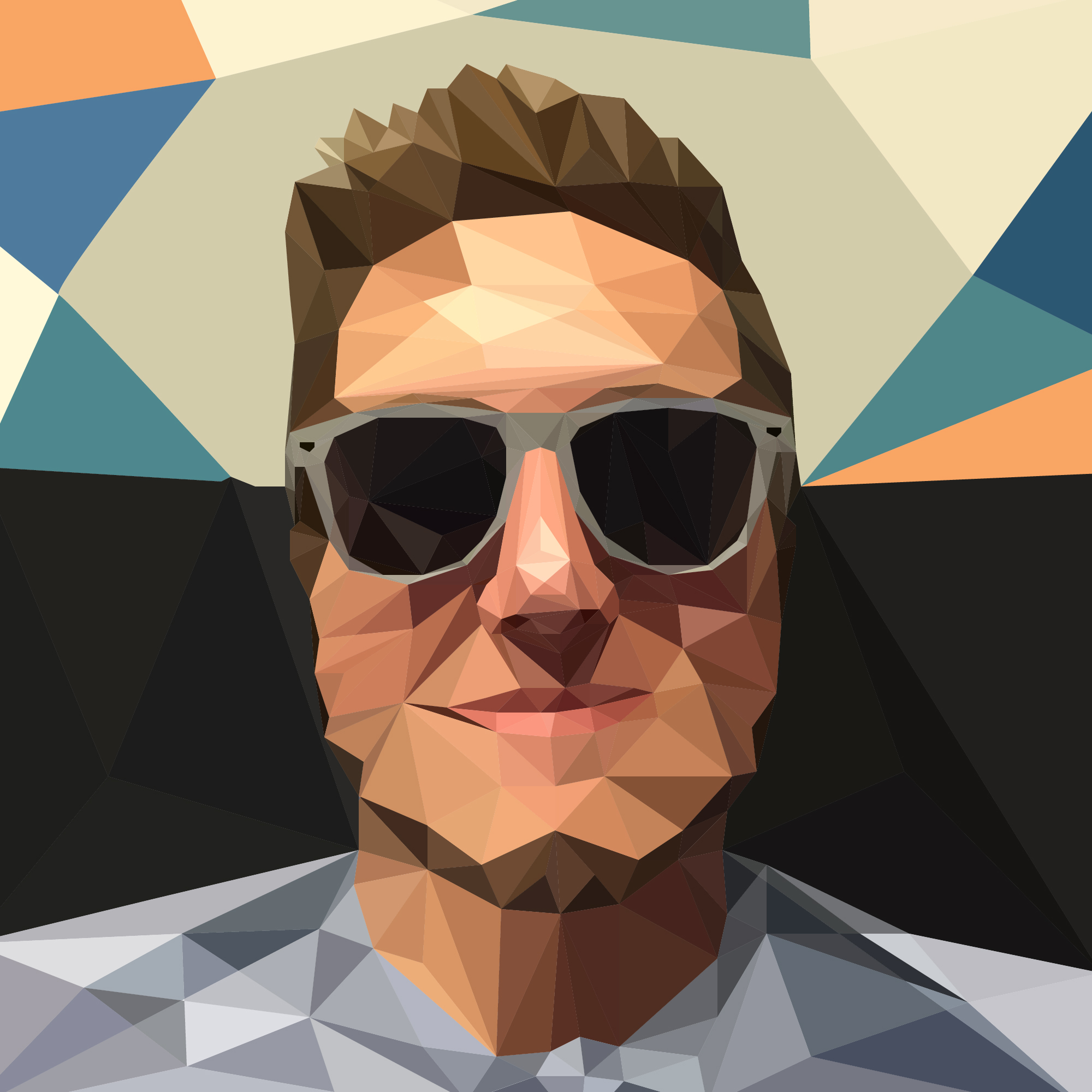 Low-Poly Self Portrait